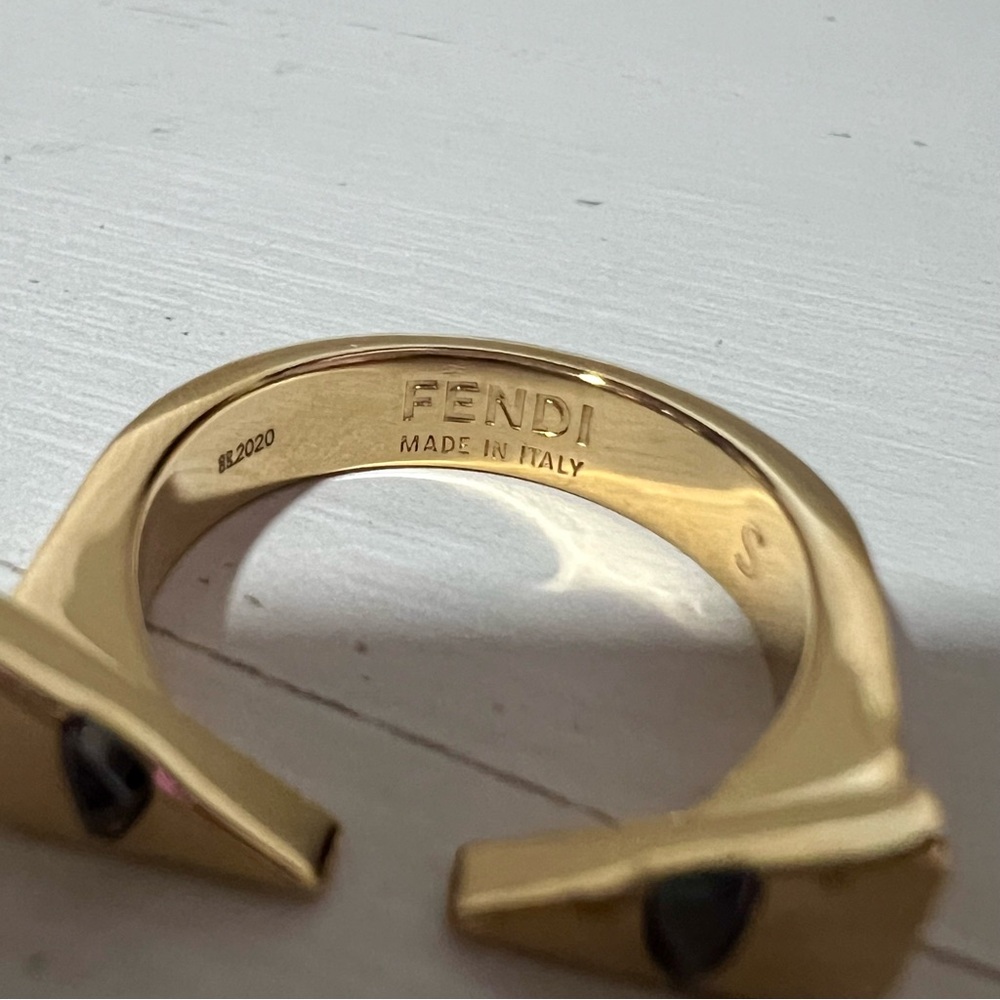 FENDI MONSTER ONYX RING - Picture 7 of 8